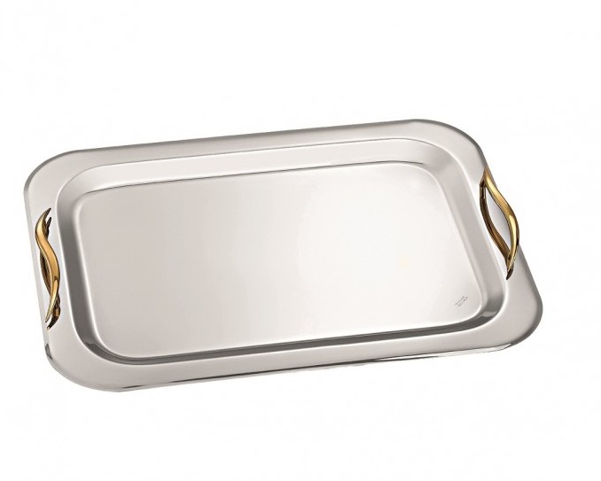 Δίσκος γάμου INOX Size: 43x30cm ΚΔ2182