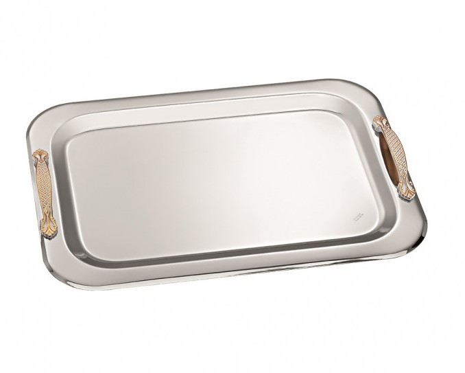 Δίσκος γάμου INOX Size: 43x30cm ΚΔ2183