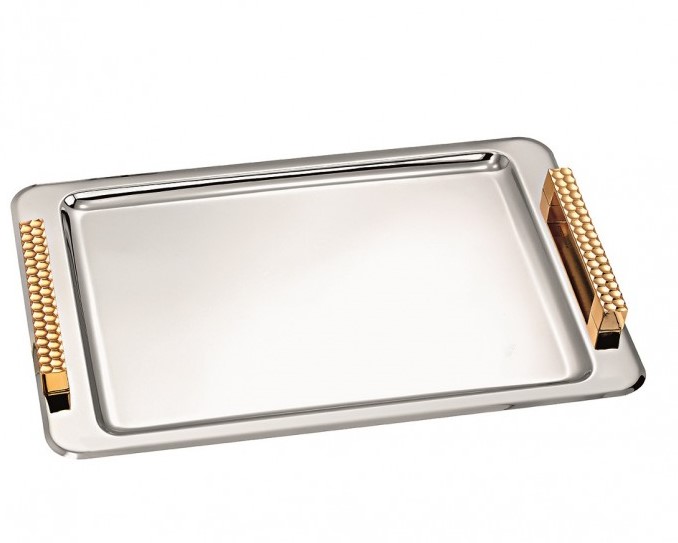 Δίσκος γάμου INOX Size: 46x30cm ΚΔ2190