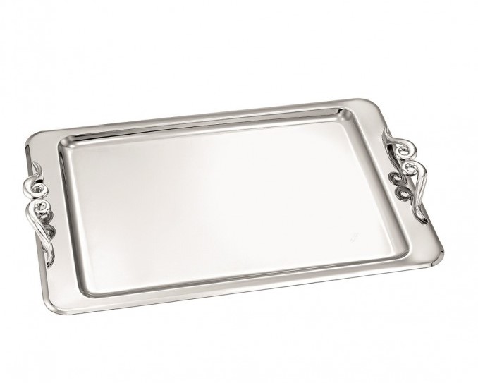 Δίσκος γάμου INOX Size: 45x30cm ΚΔ2195