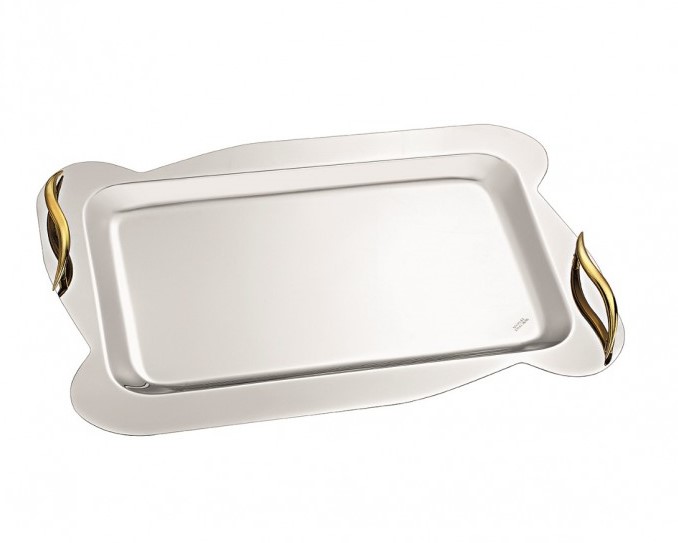 Δίσκος γάμου INOX Size: 43x30cm ΚΔ2201