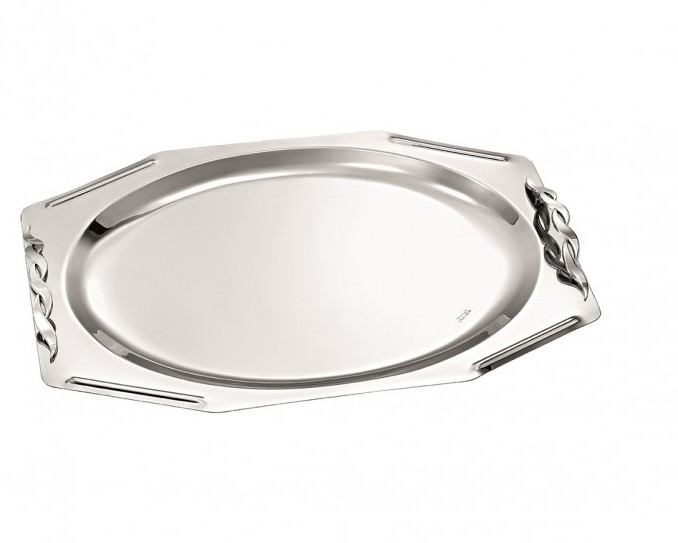 Δίσκος γάμου INOX Size: 41x27cm ΚΔ2204