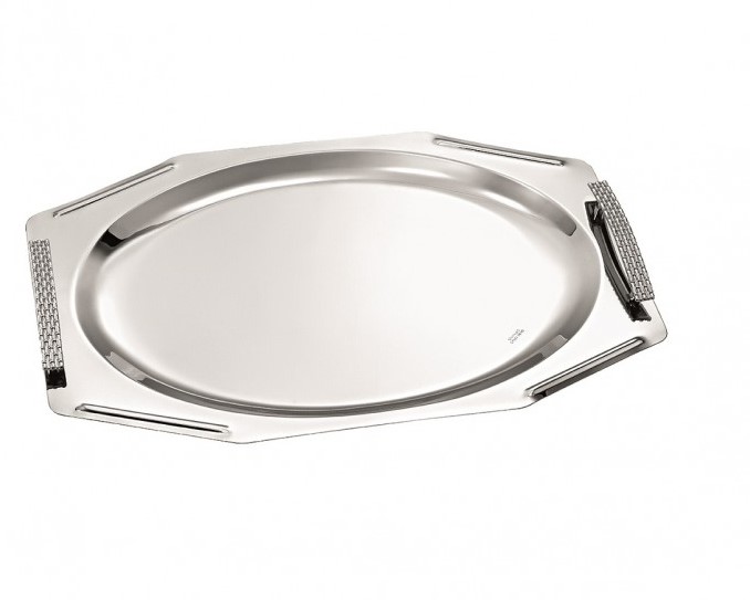 Δίσκος γάμου INOX Size: 41x27cm ΚΔ2205