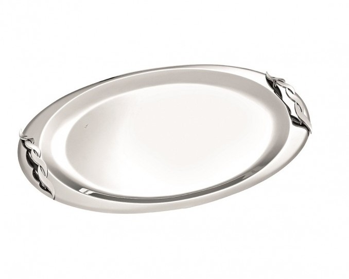 Δίσκος γάμου INOX Size: 47x30cm ΚΔ2163