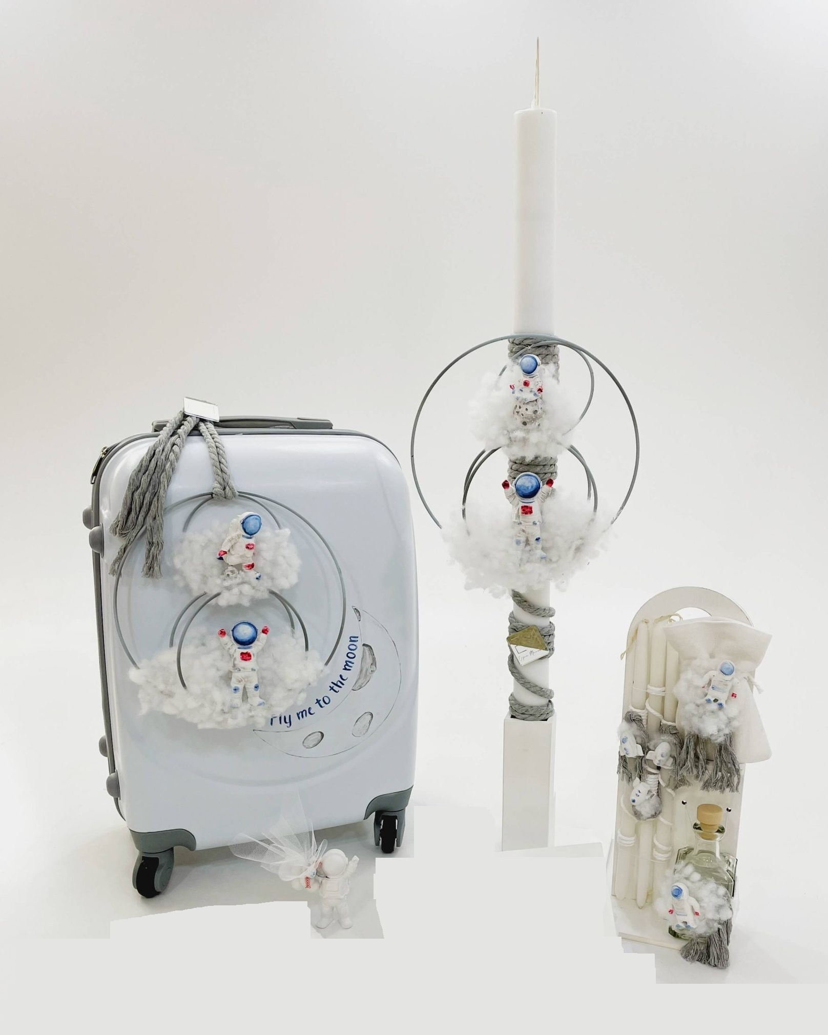 Βαπτιστικό Σετ Astronaut A22-042 με χρώματα Γκρι