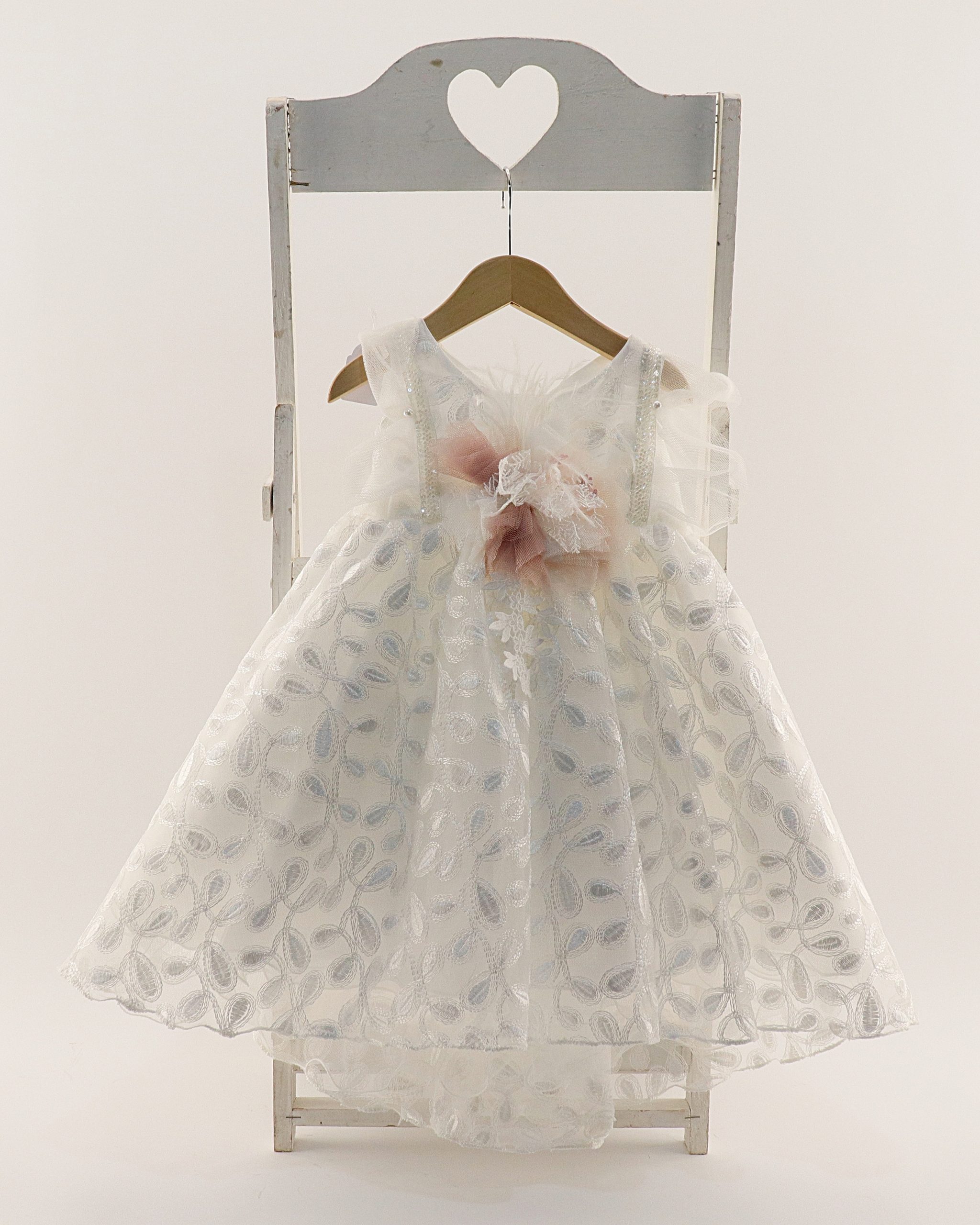 IMG_8450 Βαπτιστικό ρούχο 8450 χρώμα ιβουάρ - Image 1