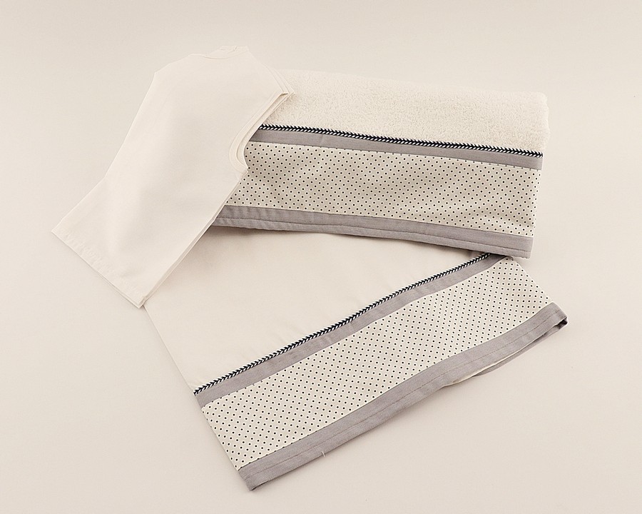 Λαδόπανο βάπτισης αγόρι M112 Γκρι