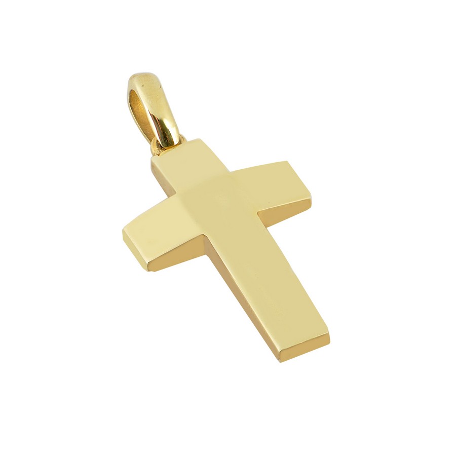 Σταυρός Βάπτισης για Αγόρι Χρυσός 14Κ (Μασίφ Χειροποίητος) ΑΣ074