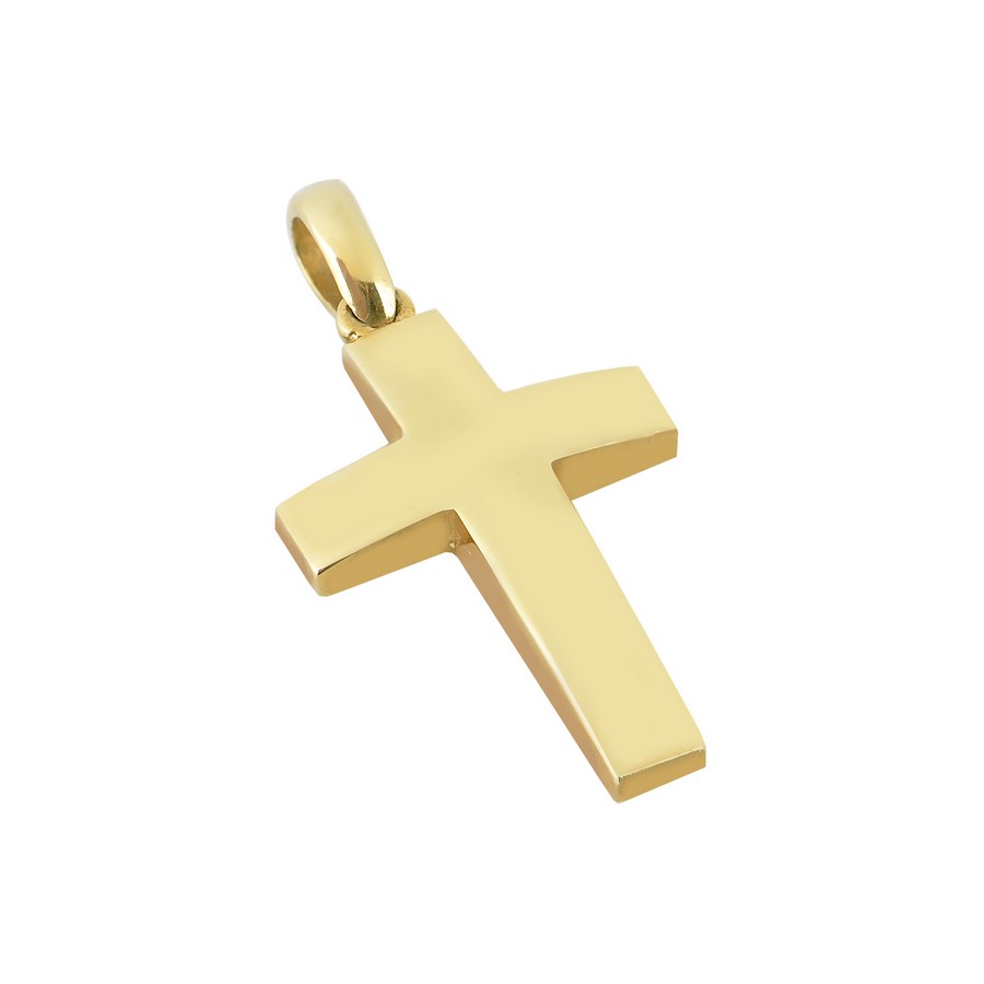 Σταυρός Βάπτισης για Αγόρι Χρυσός 14Κ (Μασίφ Χειροποίητος) ΑΣ079