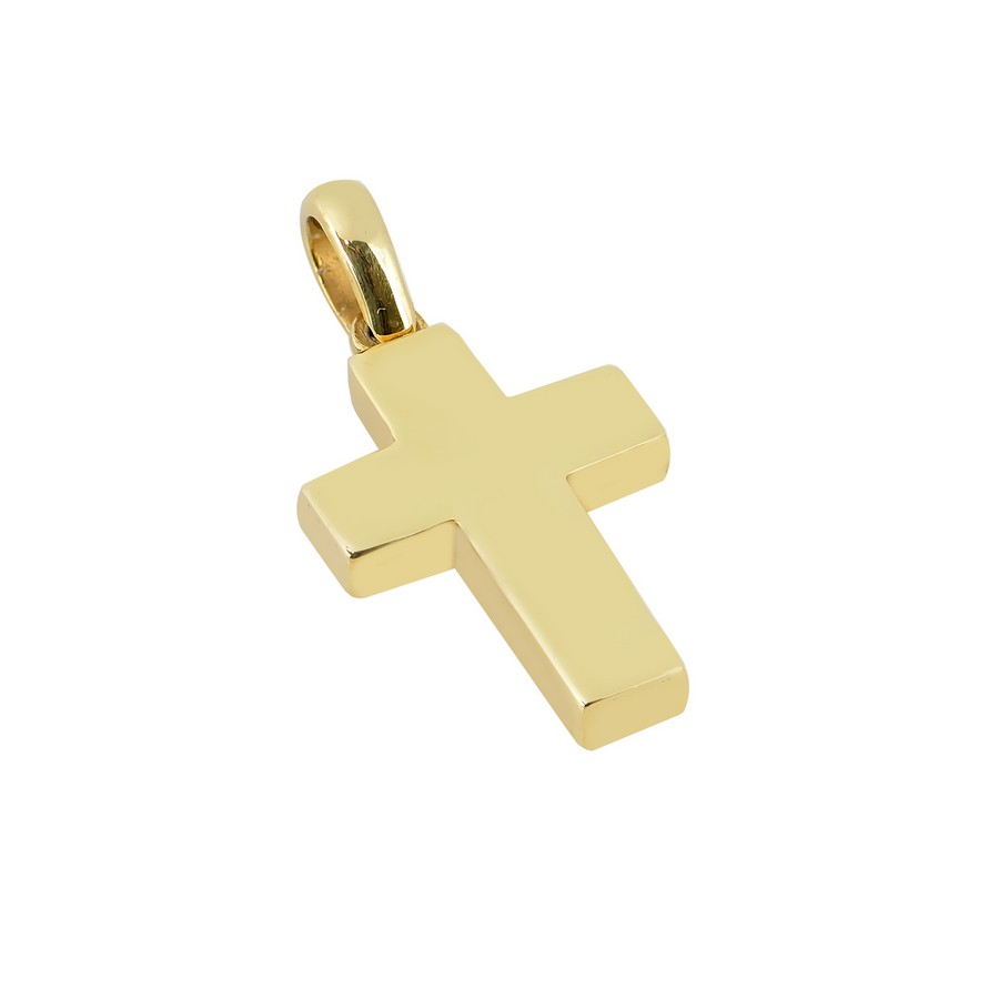 Σταυρός Βάπτισης για Αγόρι Χρυσός 14Κ (Μασίφ Χειροποίητος) ΑΣ091