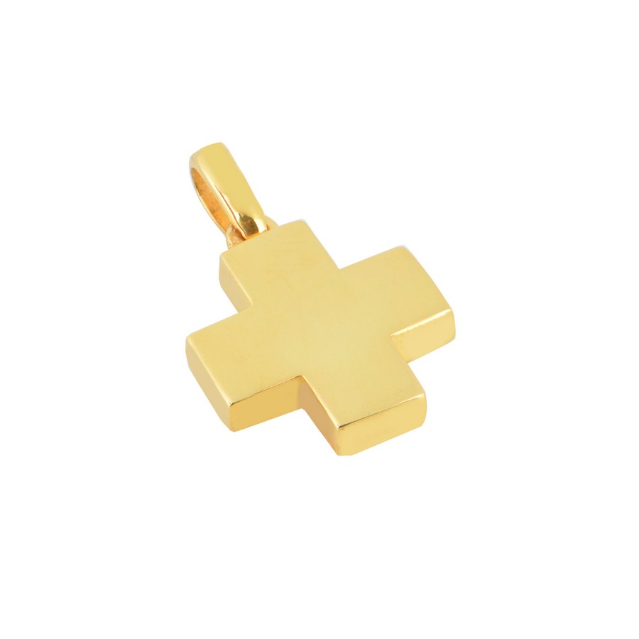 Σταυρός Βάπτισης για Αγόρι Χρυσός 14Κ (Μασίφ Χειροποίητος) ΑΣ092