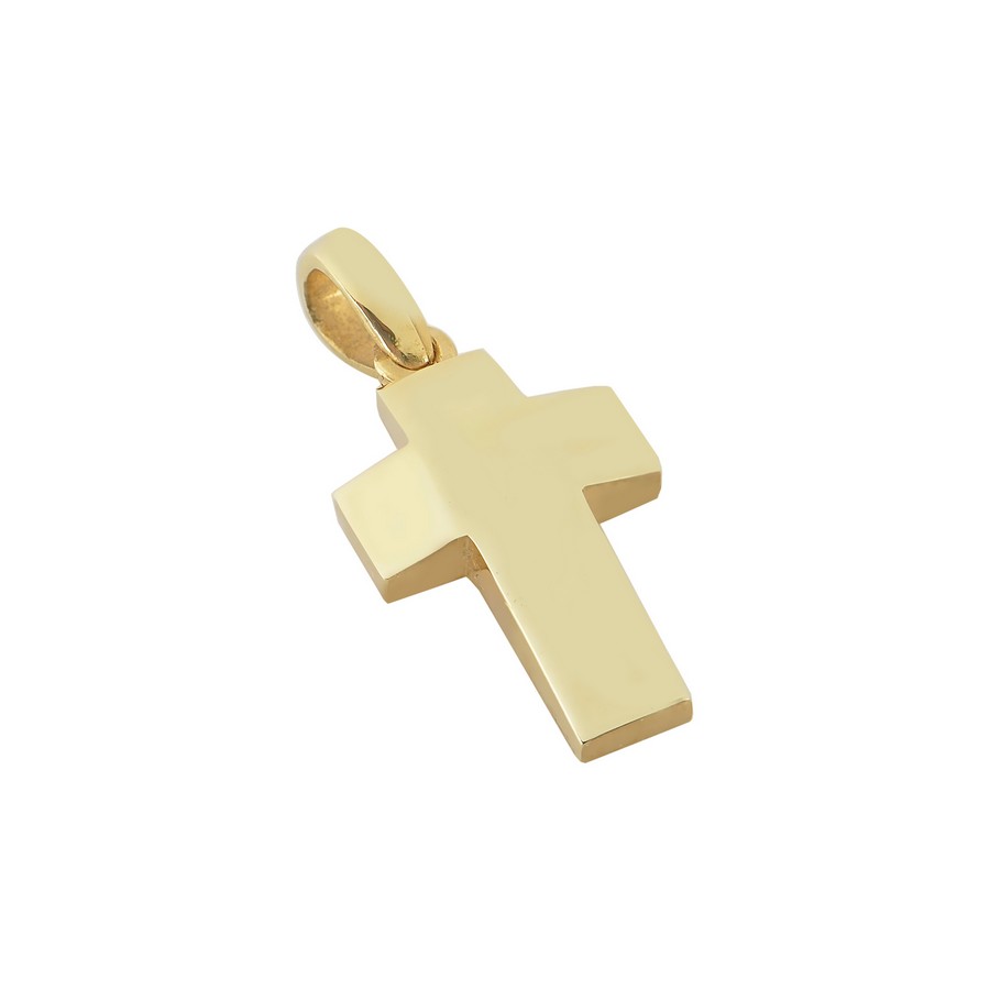 Σταυρός Βάπτισης για Αγόρι Χρυσός 14Κ (Μασίφ Χειροποίητος) ΑΣ109