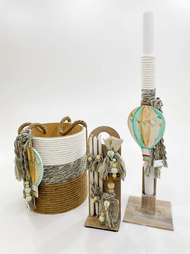 Σετ βάπτισης Basket Airballoon Veraman A22-070