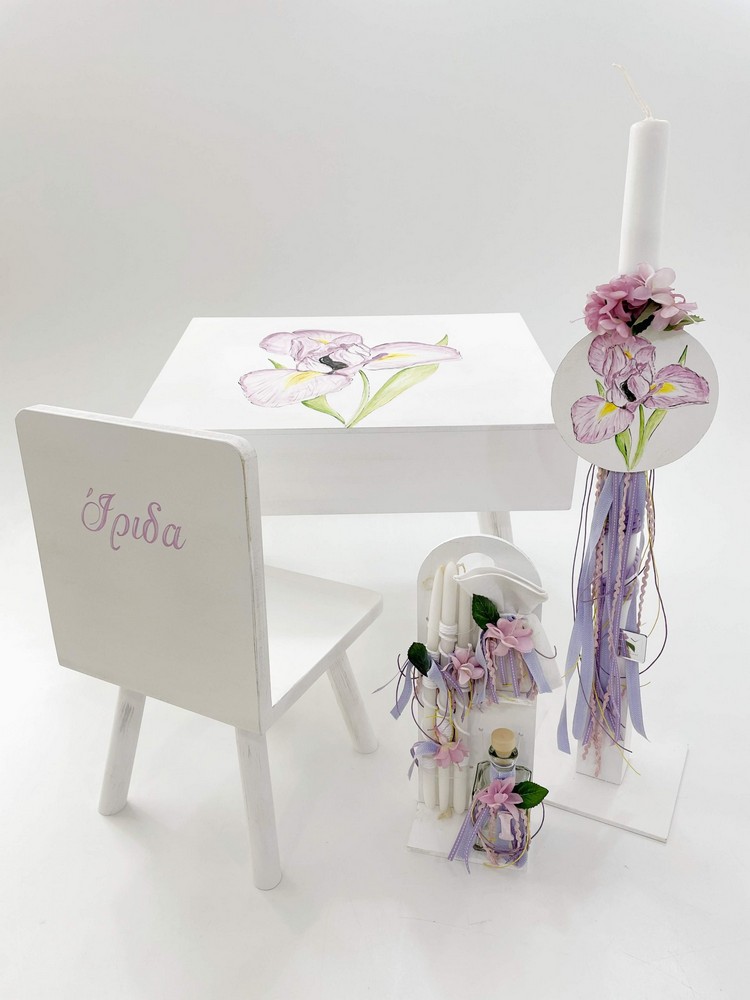 Σετ Βάπτισης Purple Flower K22-033