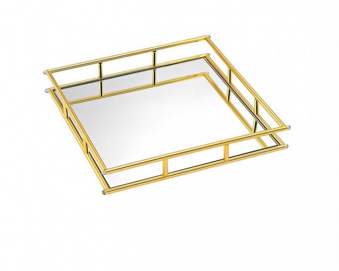 Δίσκος γάμου καθρέπτης ΚΔ 1029 ΧΡΩΜΑ ΧΡΥΣΟ