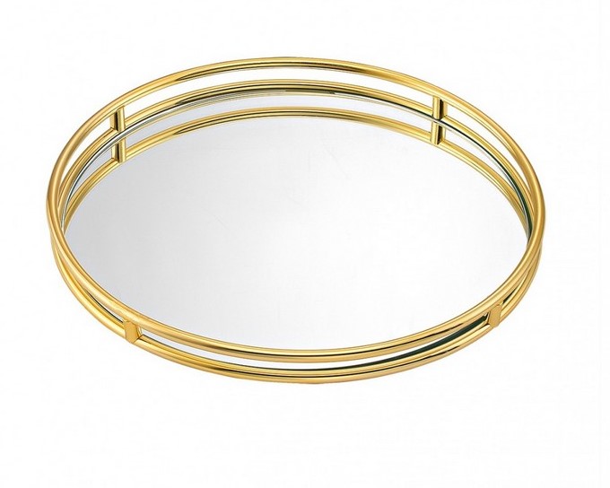 Δίσκος γάμου καθρέπτης ΚΔ 1062 ΧΡΩΜΑ ΧΡΥΣΟ