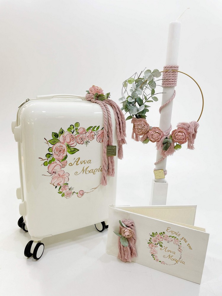 Σετ Βάπτισης Παιώνια  K22-046