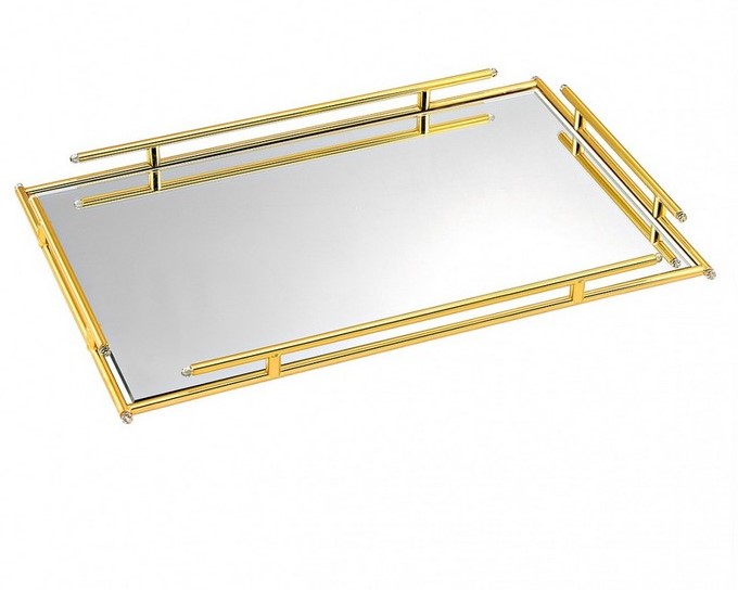 Δίσκος γάμου καθρέπτης ΚΔ 1054 ΧΡΩΜΑ ΧΡΥΣΟ