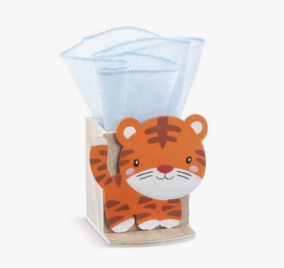 Ξύλινη μολυβοθήκη τίγρη 152006