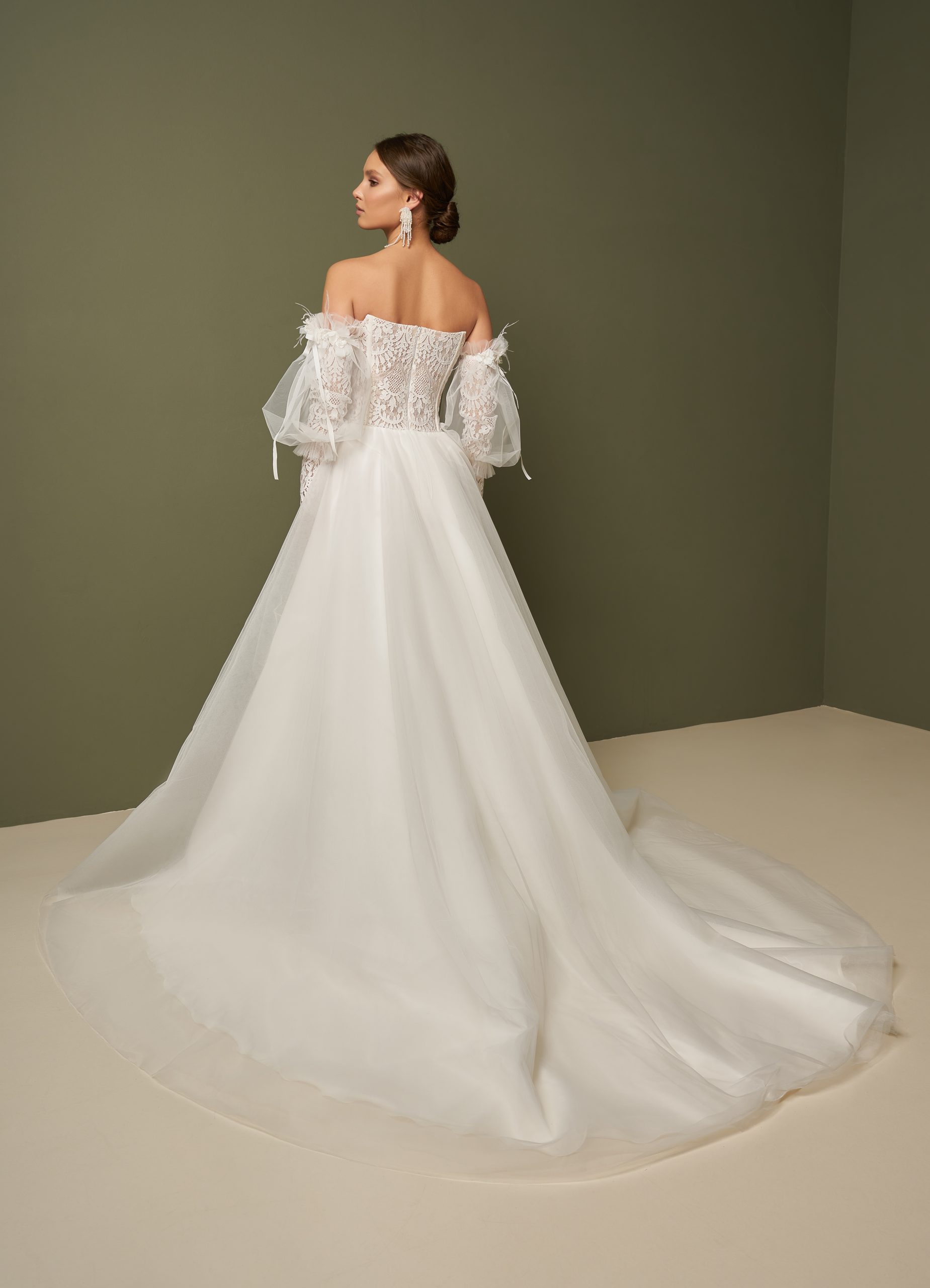 6.1 Santorini Νυφικό plus size Santorini - Image 1