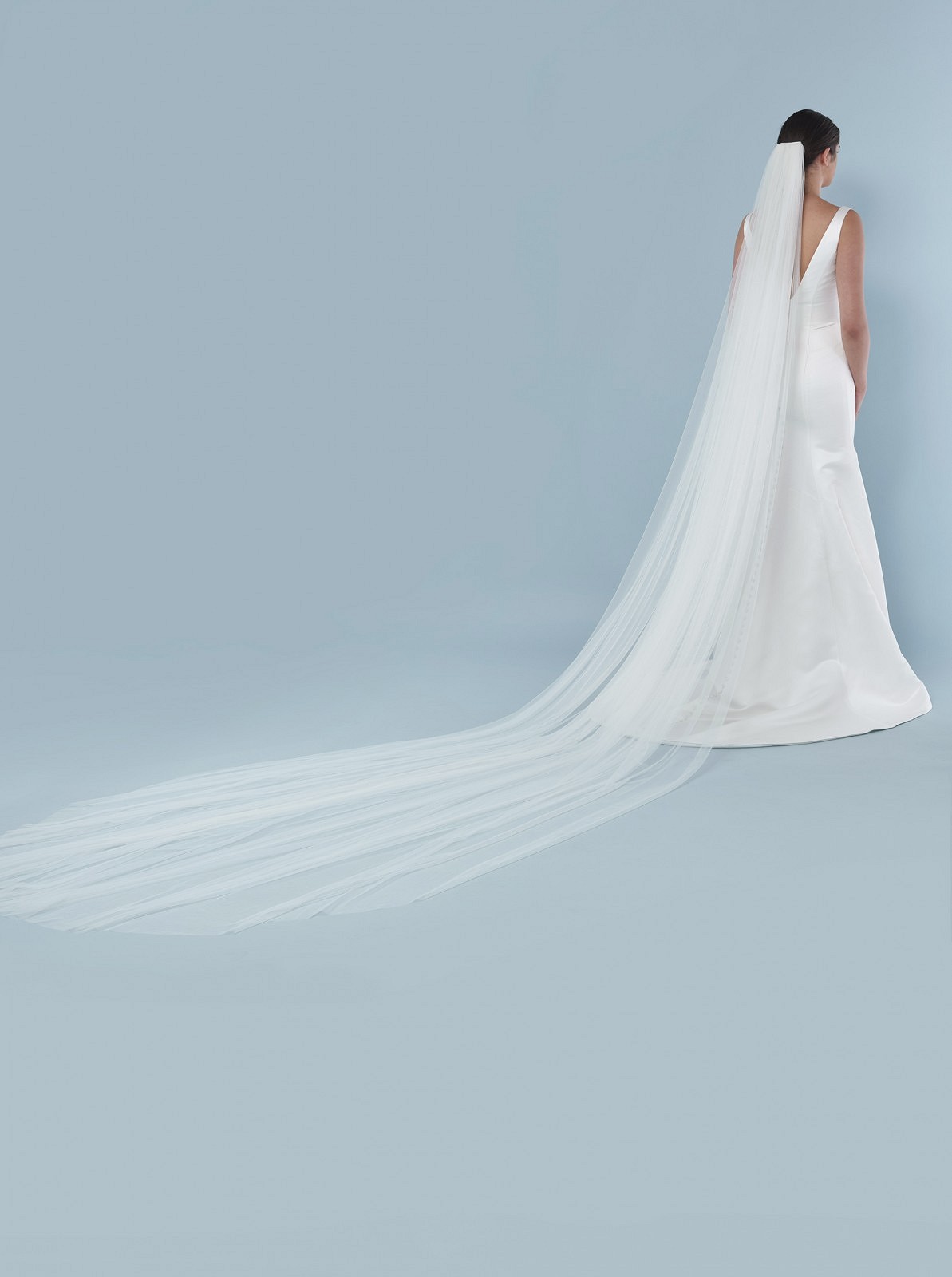 Πέπλο από μαλακό τούλι μονής στρώσης χωρίς άκρη κλειδαριάς μήκους 400 cm S12-400--1--SOFT Πέπλο από μαλακό τούλι μονής στρώσης χωρίς άκρη κλειδαριάς μήκους 400 cm S12-400--1--SOFT - Image 1