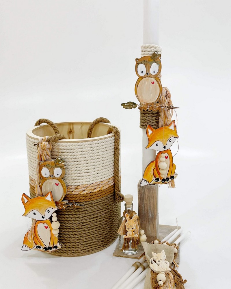 Σετ βάπτισης Forest Basket A24-008