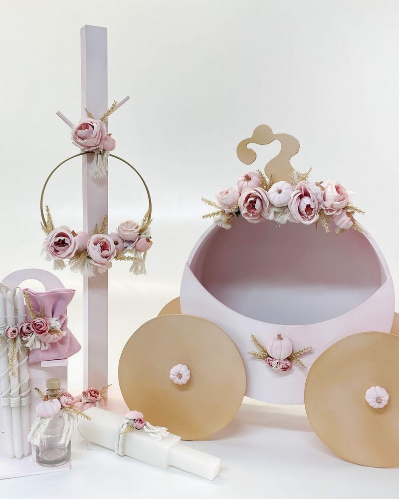 Σετ βάπτισης Άμαξα Κολοκύθα K24-002