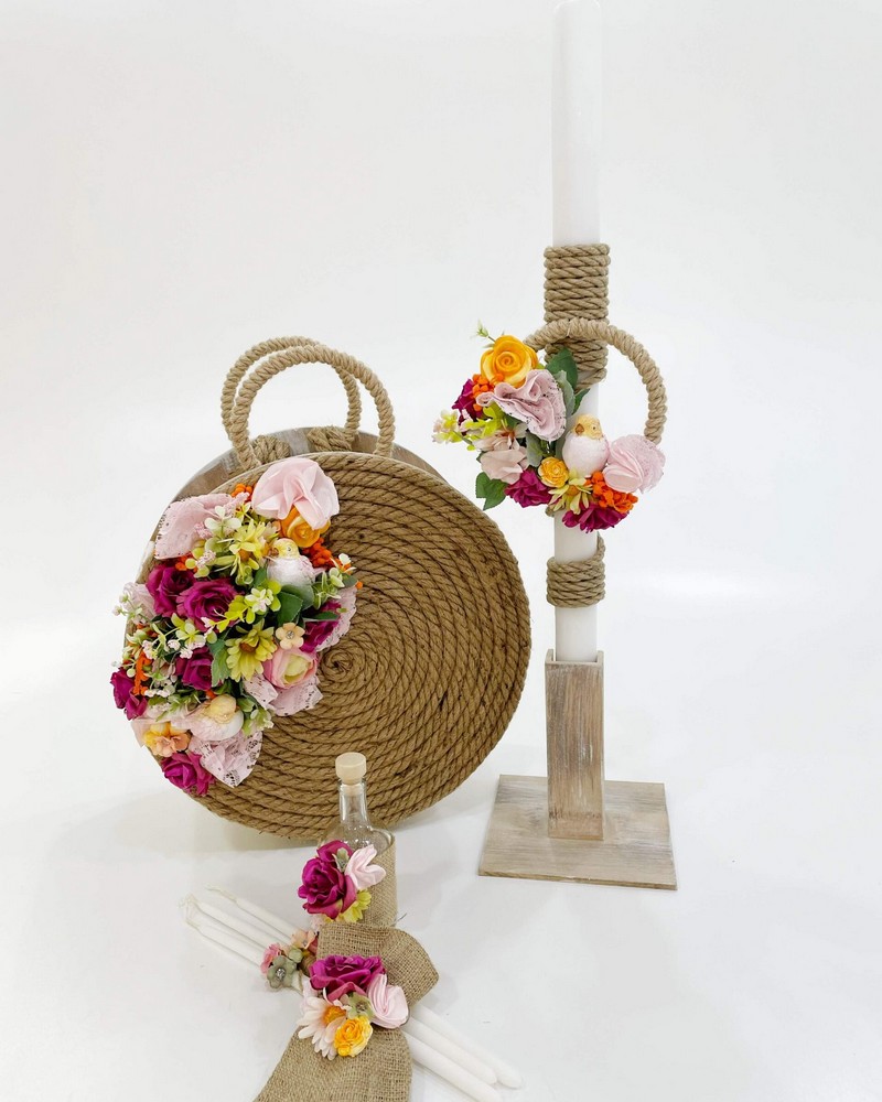 Σετ βάπτισης Spring Boho K24-011