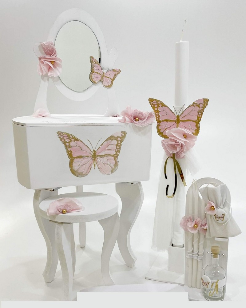 Σετ βάπτισης Butterflies K24-016