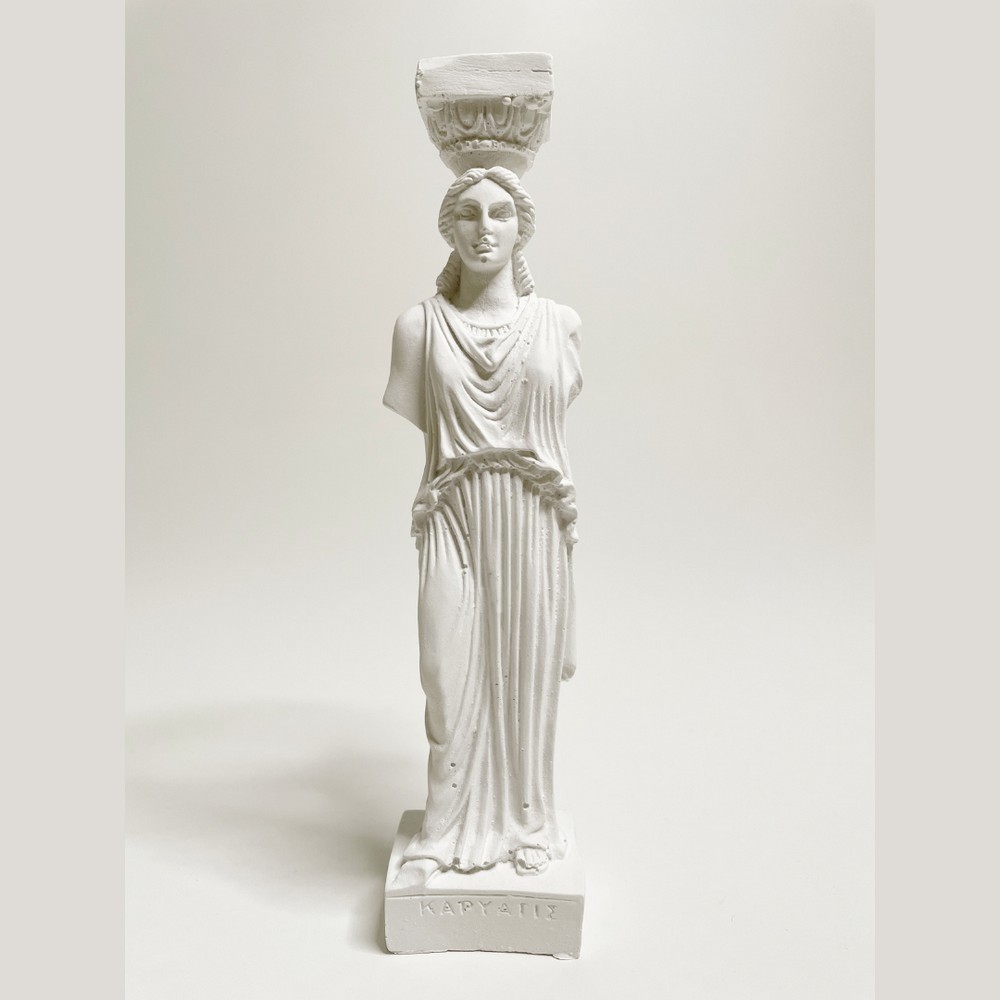 Ancient Greece – Αρωματικό Αγαλματάκι Καρυάτιδα Λευκή TAC-350-11