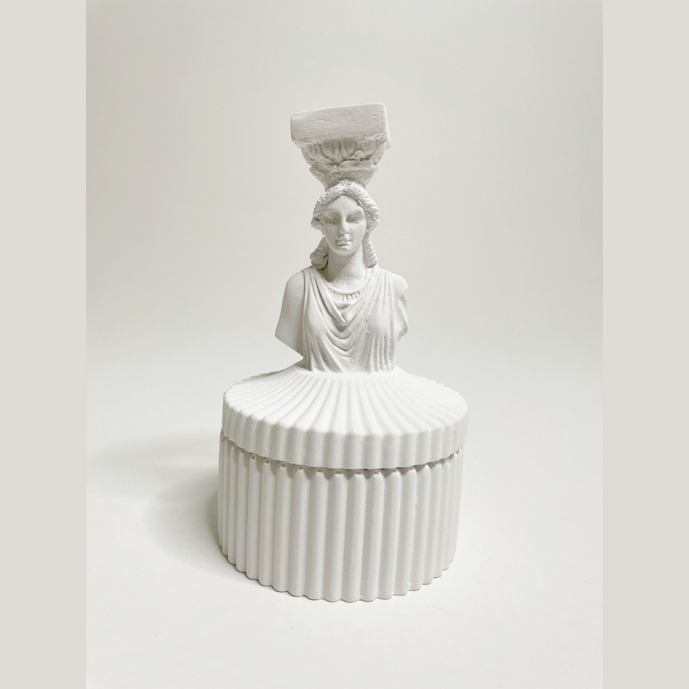 Ancient Greece – Αρωματικό Κουτάκι Με Καρυάτιδα Λευκή TAC-480-26