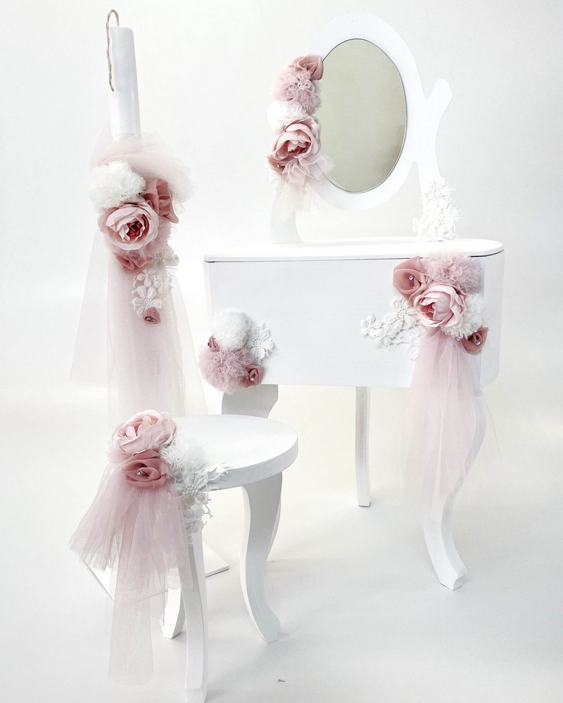 Σετ Βάπτισης Flower Chic Boudoir K24-021