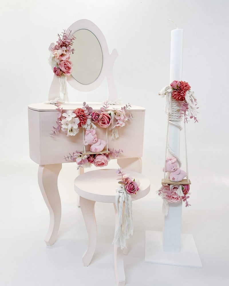 Σετ Βάπτισης Teddy Girl K24-026