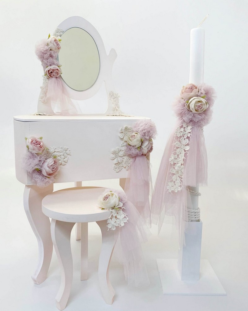 Σετ ΒάπτισηςVintage Chic Somon K24-027