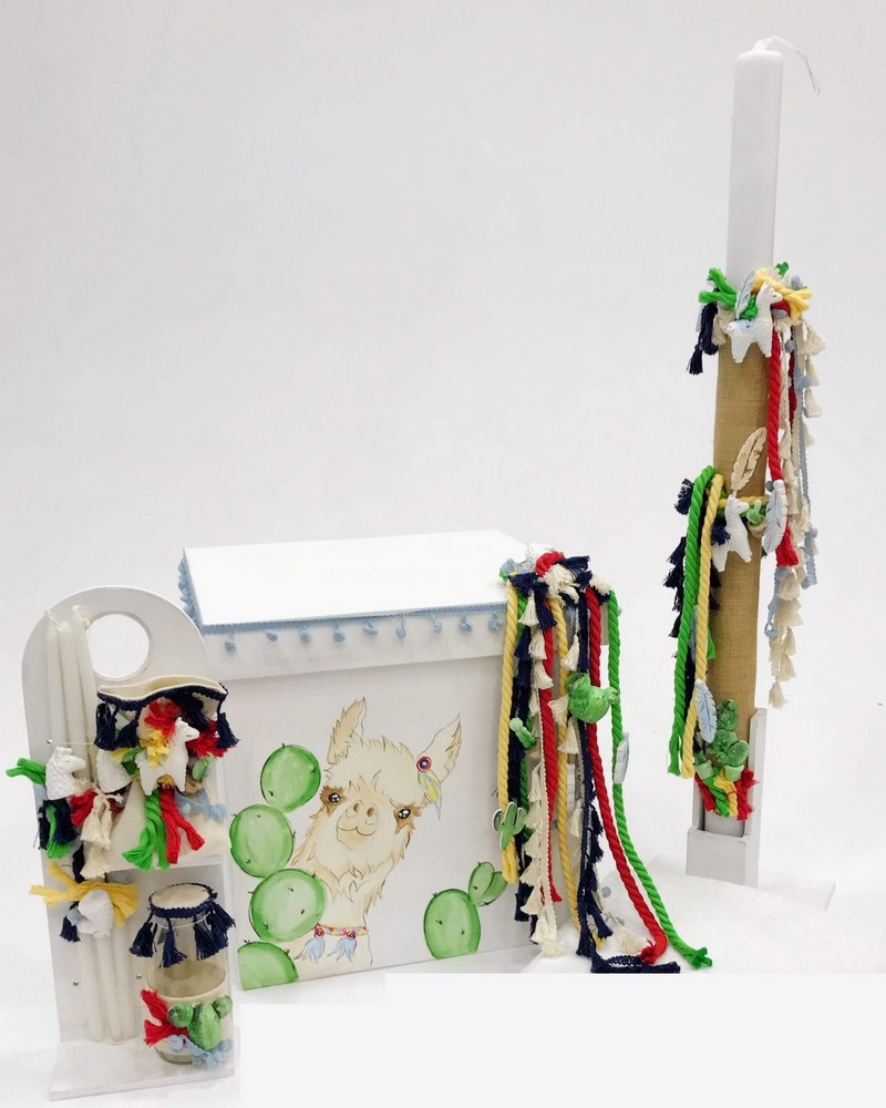 Σετ Βάπτισης Lama Boy A19-043