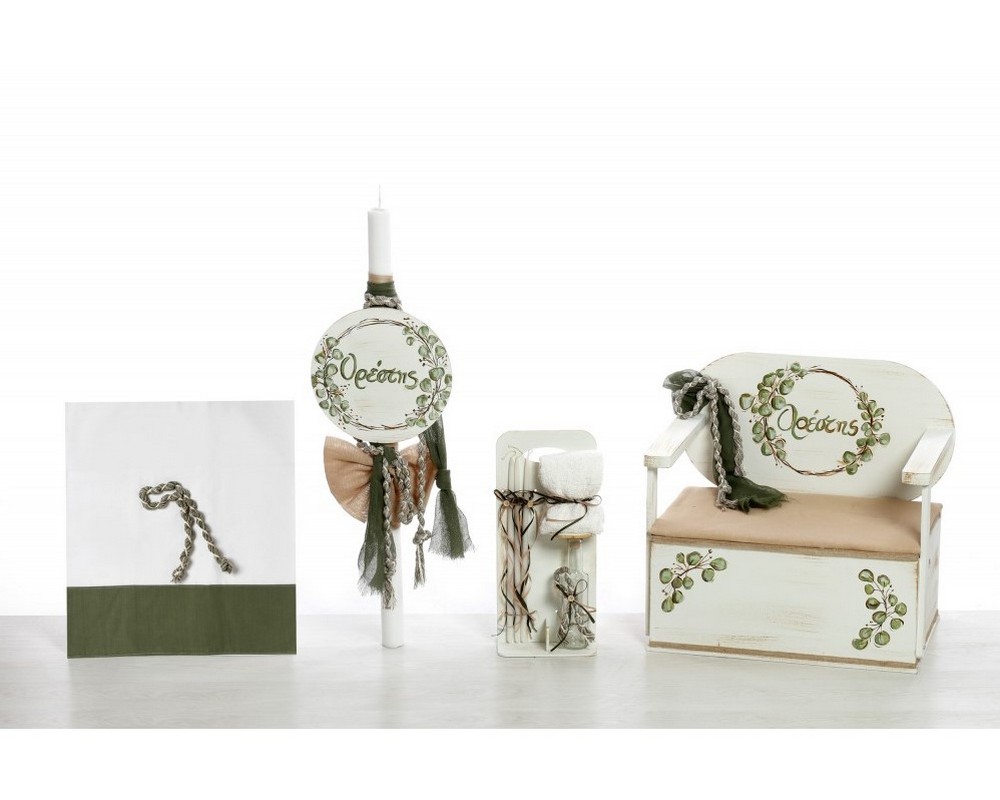 Σετ βάπτισης ΣΚΒ-2406 Στεφάνι