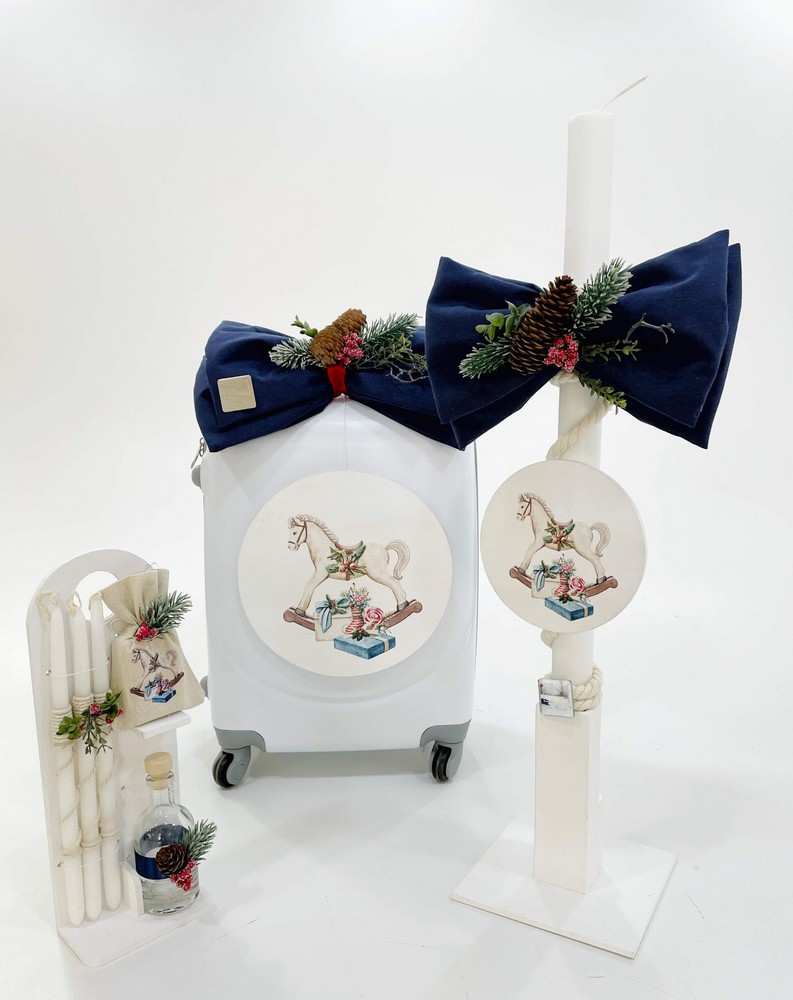 Christmas Rocking Horse C22-002