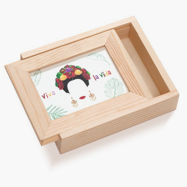 Ξύλινη Κασετίνα με κορνίζα Plexi ΚΩΔ.01723702Α