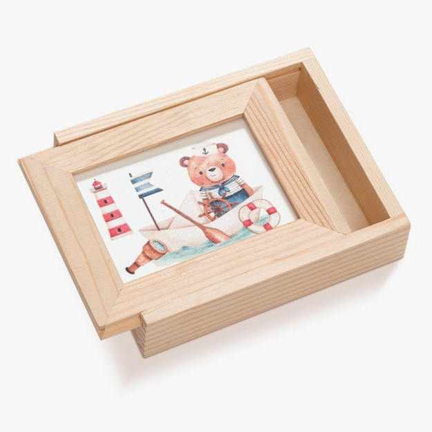 Ξύλινη Κασετίνα με κορνίζα Plexi ΚΩΔ.01746002