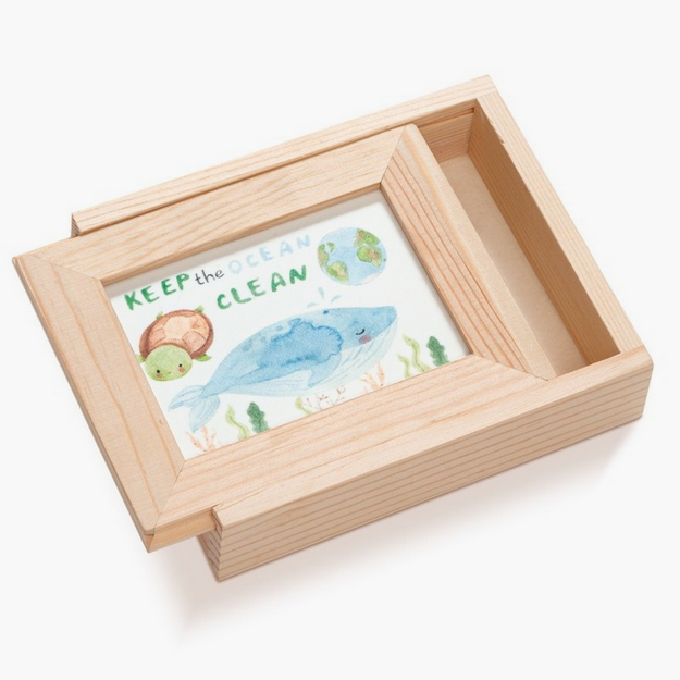 Ξύλινη Κασετίνα με κορνίζα Plexi ΚΩΔ.01755502