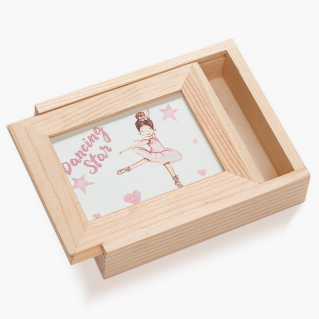 Ξύλινη Κασετίνα με κορνίζα Plexi ΚΩΔ.01740402Α