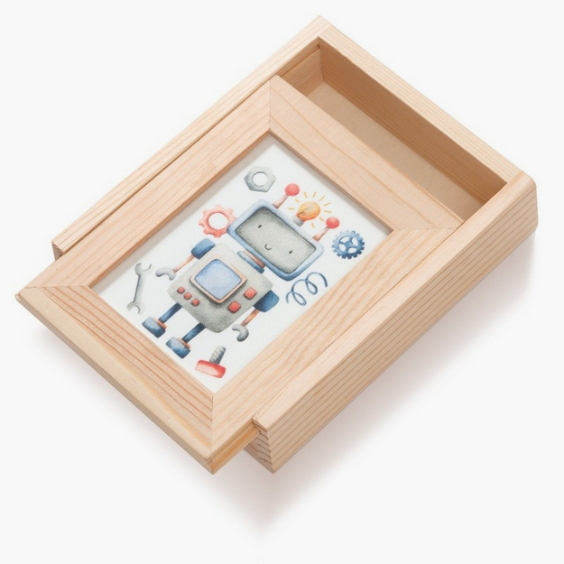 Ξύλινη Κασετίνα με κορνίζα Plexi ΚΩΔ.01755002