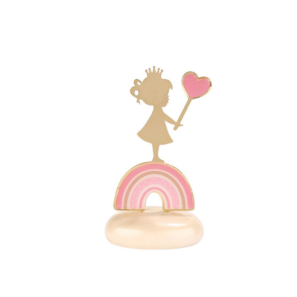 Κορίτσι σε Ουράνιο Τόξο σε Βότσαλο 2409 Ύψος: 12.8cm x Πλάτος: 7cm