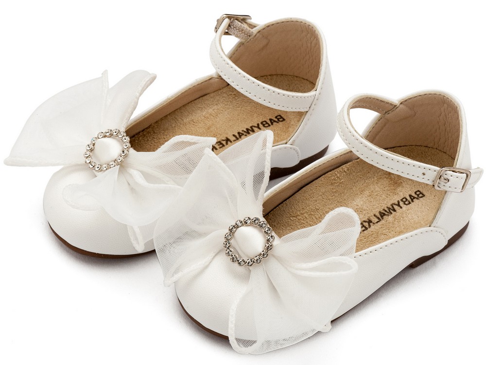 Γαλλικό Γοβάκι με Φιόγκο BS3590 Λευκό