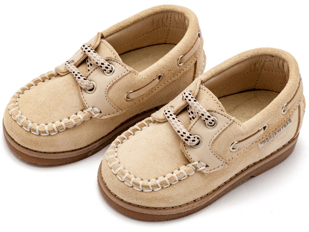 Δερμάτινα Δετά Ιστιοπλοίας BW4169 Μπεζ