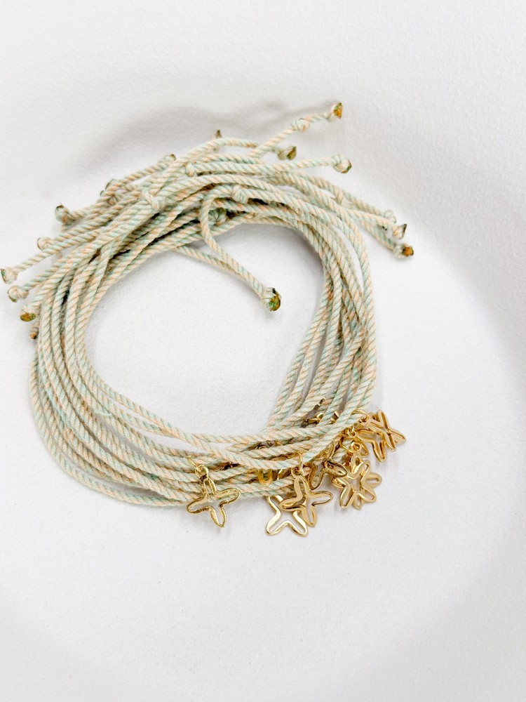 Μαρτυρικό βραχιόλι με stainless steel  σταυρό και κορδόνι E97(50τμχ)