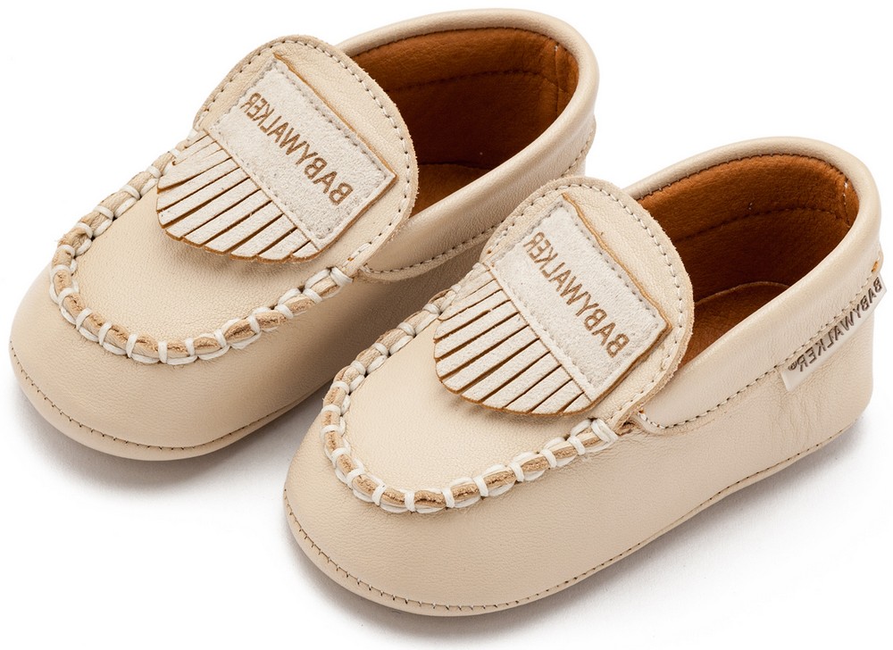 Δερμάτινο Loafer MI1128 Εκρού