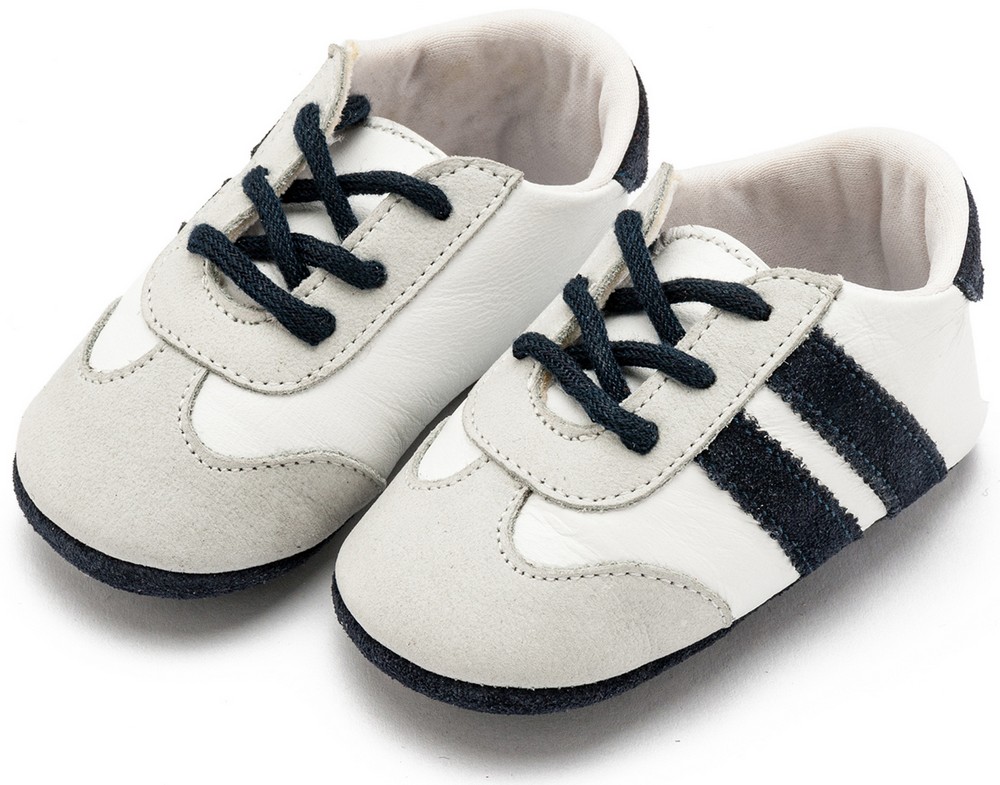 Δερμάτινο Sneakers MI1129 Λευκό Γκρι Μπλε