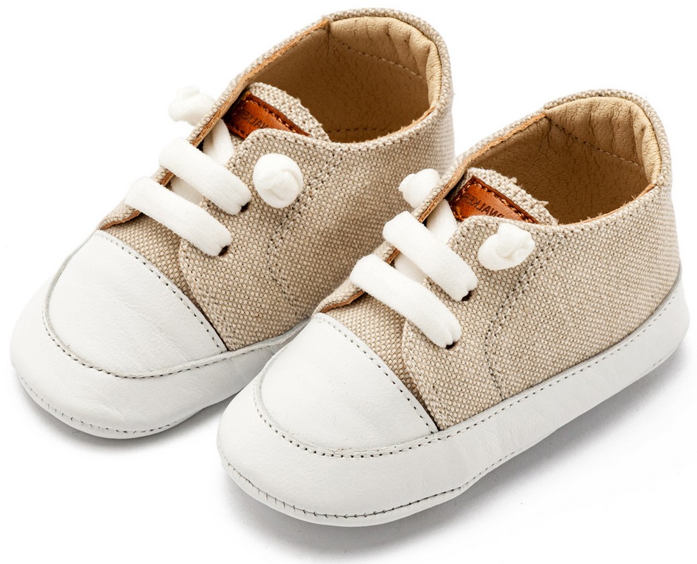 Δερμάτινο Sneakers MI1131 Μπεζ