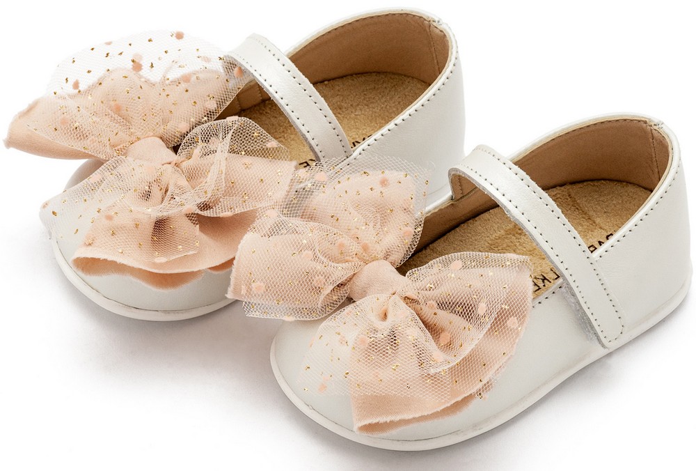 Γοβάκι Μονή Μπαρέτα με Φιόγκο PRI2638 Εκρού Νουντ